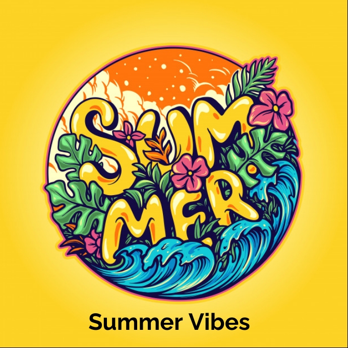 Slummer Logo Summer Logo Design Template | PosterMyWall