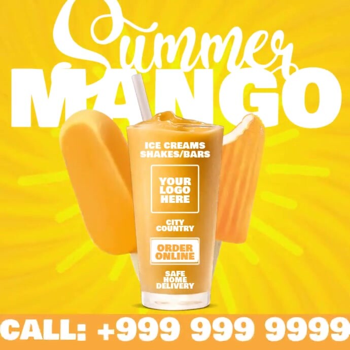 Summer Mango Post Template | PosterMyWall