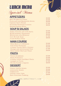 Summer Menu Template | PosterMyWall