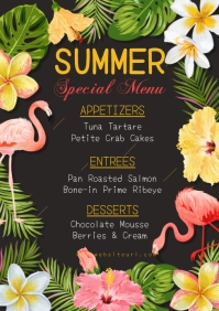 Summer Specials Menu Template | PosterMyWall