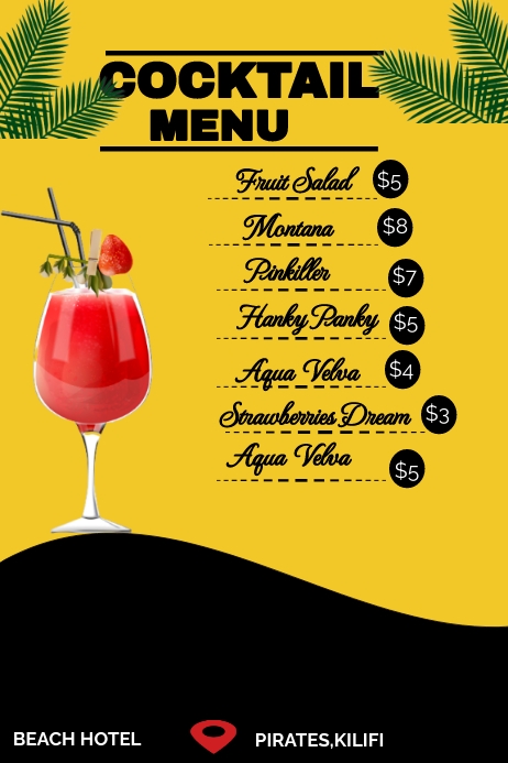 SUMMER MENU Template | PosterMyWall