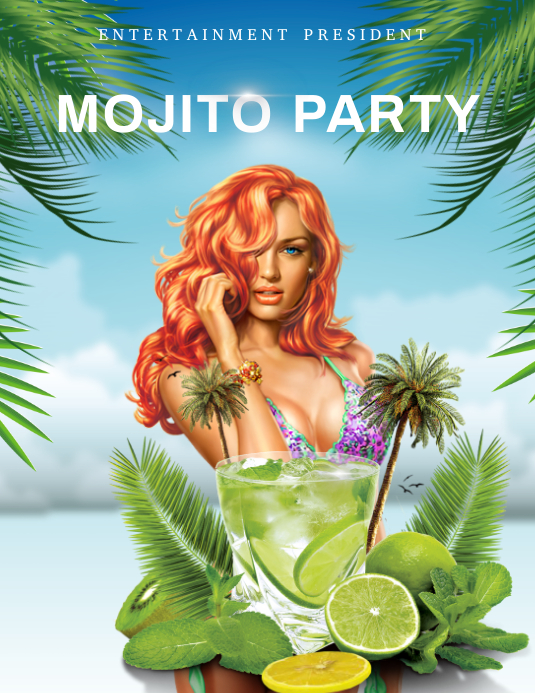 Image of Summer Mojito Party Template