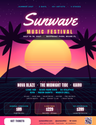 Viola Music Festival Flyer Template