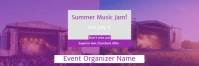 Summer Music Jam Email Header template