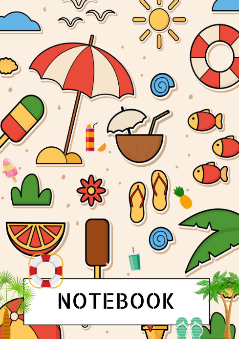 Plantilla de Summer Notebook | PosterMyWall