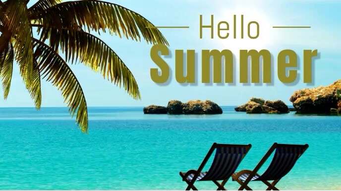SUMMER PARTY , HAPPY SUMMER Prezentacja (16:9) template