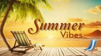 SUMMER PARTY , HAPPY SUMMER Voorlegging (16:9) template