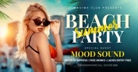 Summer Party Ad Copertina evento Facebook template