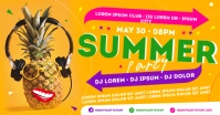 SUMMER PARTY BANNER Facebook 共享图片 template