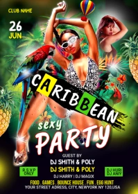 SUMMER PARTY A6 template