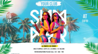 Summer Party Display digitale (16:9) template