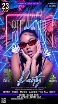 SUMMER PARTY Instagram Reel template