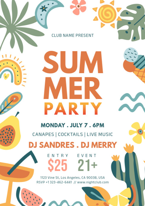 summer party Template | PosterMyWall