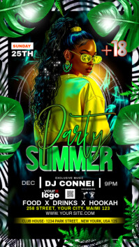 SUMMER PARTY Instagram Story template