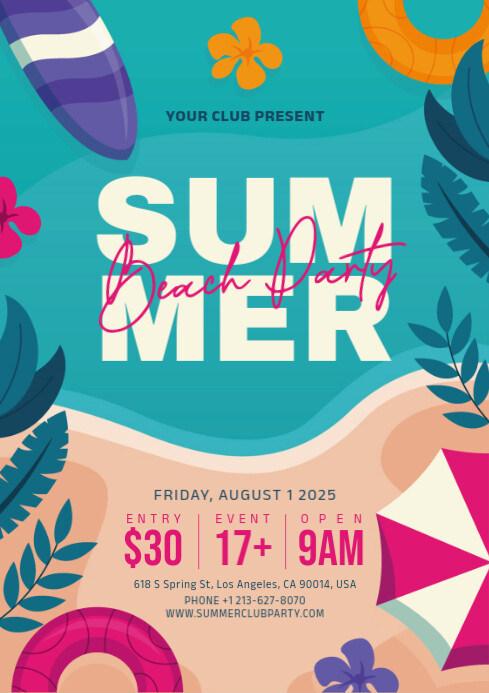 summer party Template | PosterMyWall