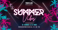 Summer Party Image partagée Facebook template