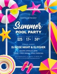 Summer Party Flyer (US Letter) template