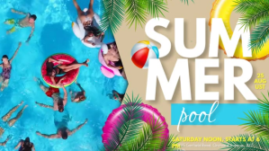 Summer Party Flyer, Hello Summer, Summer Facebook-covervideo (16:9) template