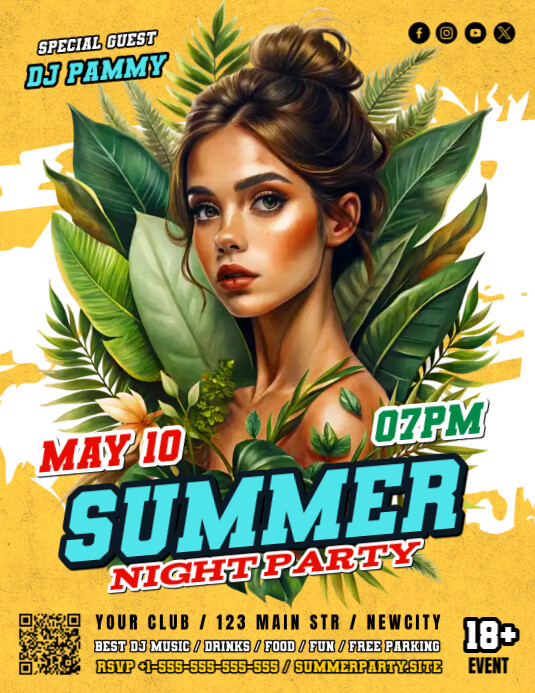 Copy Of Summer Party Flyer PosterMyWall copy-of-summer-party-flyer-postermywall