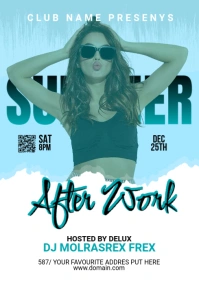 Summer Party Flyer A2 template