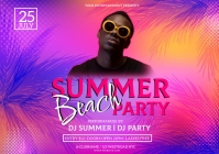 SUMMER PARTY FLYER TEMPLATE A4