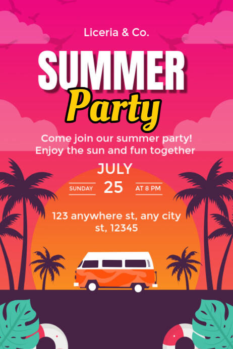 Copia de Summer Party Poster | PosterMyWall