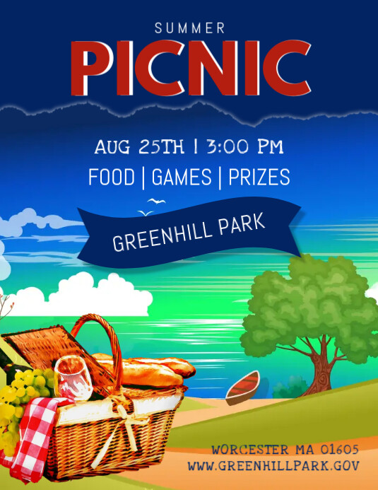 Summer Picnic Event Flyer Template PosterMyWall