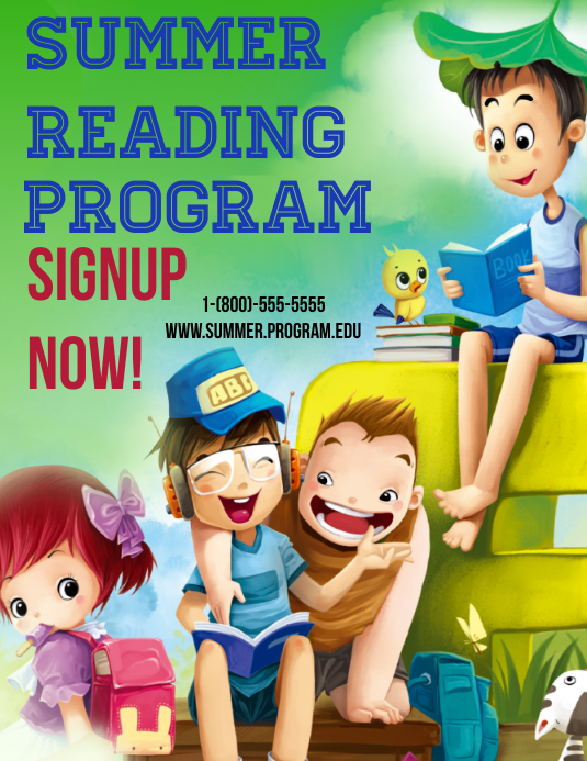 Summer Reading Program | PosterMyWall