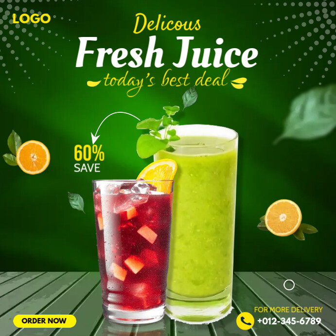 Copy of Summer Refreshment Drinks | PosterMyWall