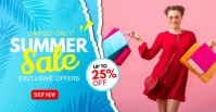 Summer sale ad template