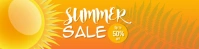 Summer Sale Banner Template Spanduk 2' × 8'
