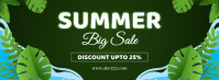 Summer Sale Fotografia de capa do Facebook template