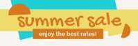 Summer Sale Bannière 2' × 6' template