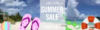 Summer Sale LinkedIn Background Image template