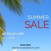 SUMMER SALE Post Instagram template