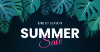 Summer Sale Facebook Shared Image template