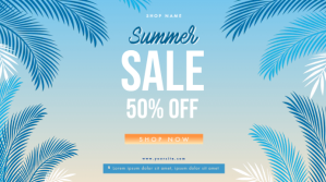 Summer Sale Prezentacja (16:9) template