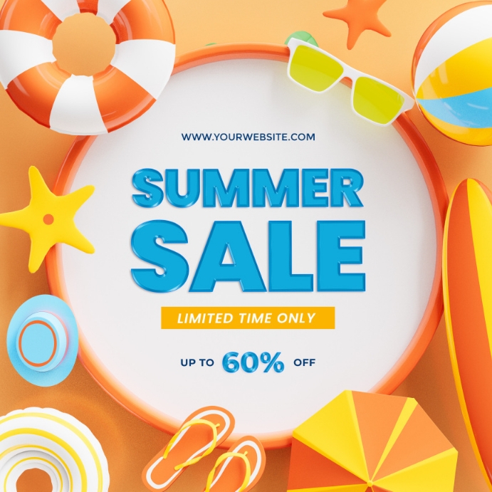 SUMMER SALE Template | PosterMyWall