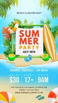 summer sale Instagram Story template