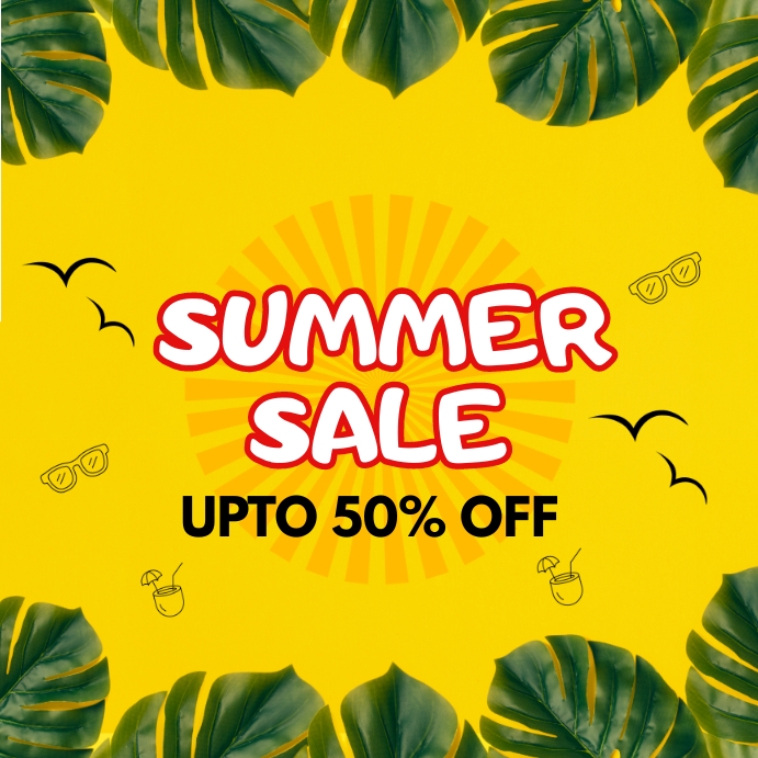 SUMMER SALE DISCOUNT OFFER Template | PosterMyWall