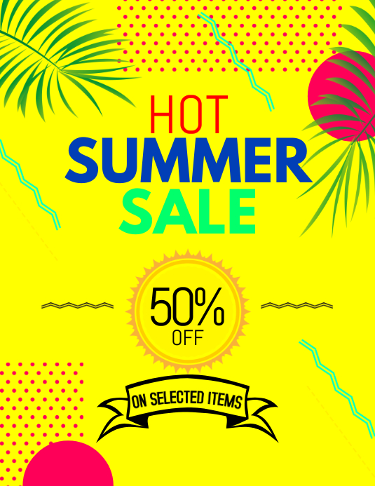 Summer Sale Flyer Template PosterMyWall