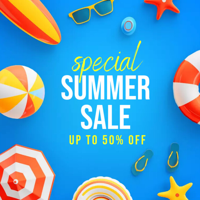 summer sale flyer Template | PosterMyWall