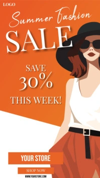 SUMMER SALE INSTAGRAM STORY template