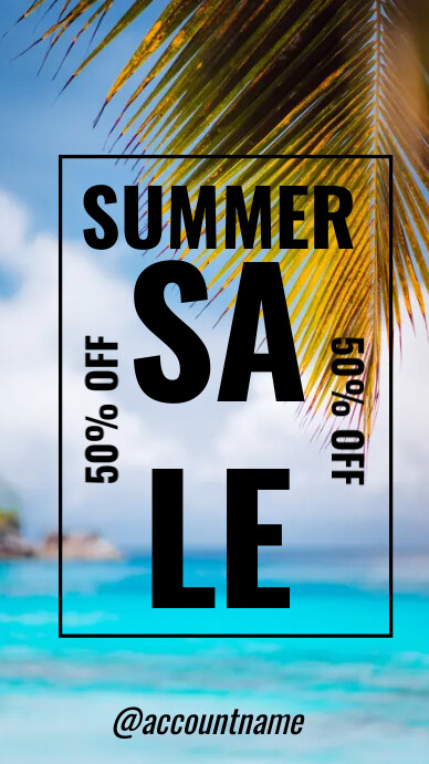 Summer Sale Instagram Story Template