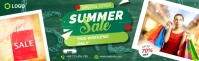 Summer Sale LinkedIn Cover template
