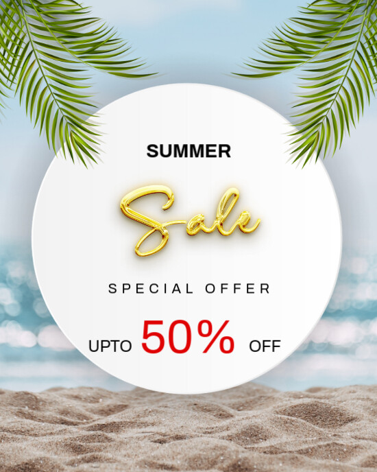 Copy of Summer Sale Offer | PosterMyWall