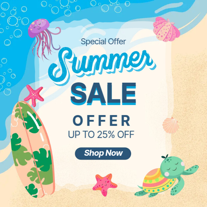 Copy of Summer Sale Offer | PosterMyWall