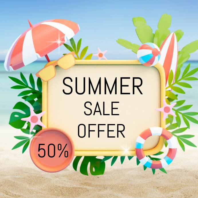 Copy of Summer Sale Offer Instagram Post | PosterMyWall