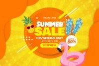 Summer Sale Offer Template Plakat