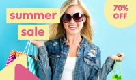 Summer Sale Templates Etiqueta
